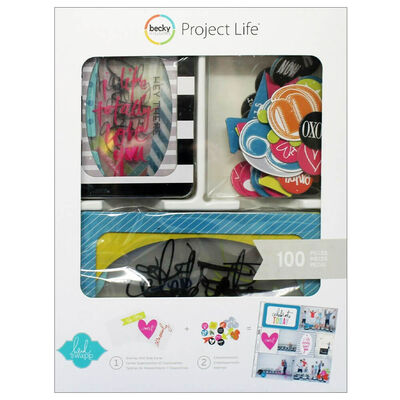 American Crafts: Project Life Heidi Swapp 100 Piece Card Kit image number 1