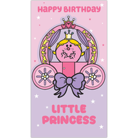 Mr Men & Little Miss Princess Birthday Card