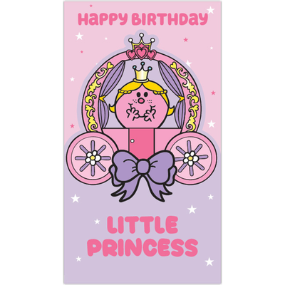 Mr Men & Little Miss Princess Birthday Card image number 1