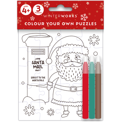 Colour Your Own Festive Puzzles Bundle image number 2