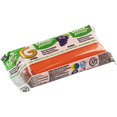Das Junior 100g Orange Air Hardening Modelling Clay image number 2