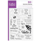 Crafters Companion Clear Acrylic Stamps - Sweet Florals image number 1