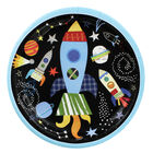 Space Rocket Paper Plates - Pack Of 8 image number 1