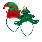 Christmas Headband Bundle: Xmas Tree and Elf image number 1