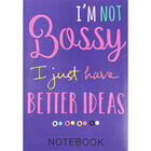 A5 Flexi Im Not Bossy Lined Notebook image number 1