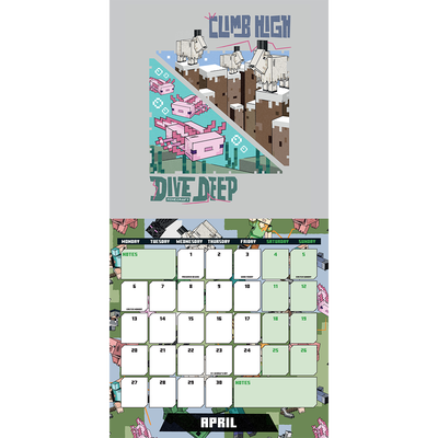 Minecraft 2026 Square Calendar image number 4