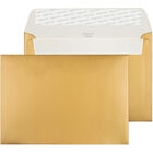 Gold C6 Wallet Self Seal Envelopes Pack Of 25 image number 1