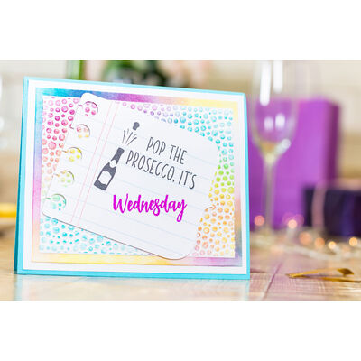 Crafters Companion Clear Acrylic Stamp set - Popping Prosecco image number 4