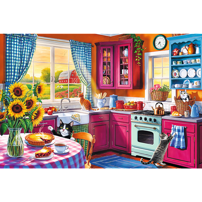 Morning in the Kitchen 300 Piece Jigsaw Puzzle image number 2