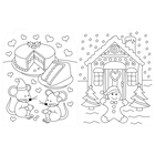 Gingerbread Friends Giant Colouring Book image number 2