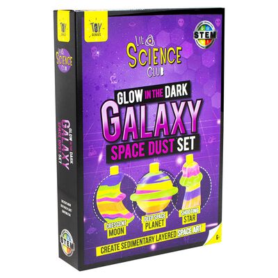 Glow in the Dark Galaxy Space Dust Set image number 1