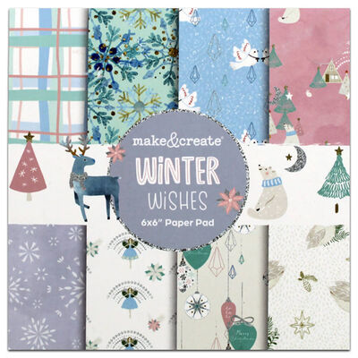 Winter Wishes Paper Pad: 6 x 6 Inches image number 1
