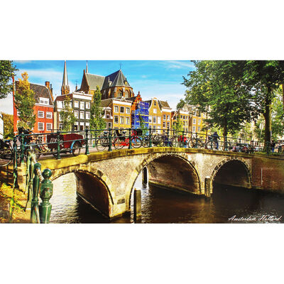 Amsterdam Holland 1000 Piece Jigsaw Puzzle image number 3