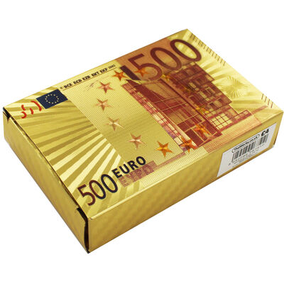 Metallic Euro Note Style Playing Cards - Assorted image number 2