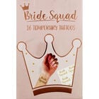 Bride Squad Temporary Tattoos - Pack of 16 image number 1