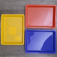 Coloured Craft Trays: Pack of 3