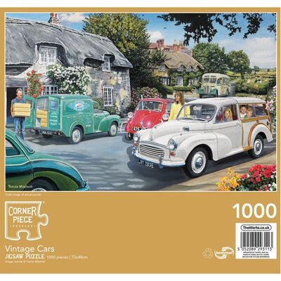Vintage Cars 1000 Piece Jigsaw Puzzle image number 3