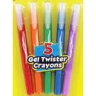 Gel Twister Crayons - 5 Pack image number 2