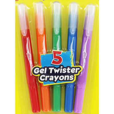 Gel Twister Crayons - 5 Pack image number 2