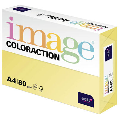 A4 Pale Yellow Desert Image Coloraction Copy Paper: 500 Sheets image number 1