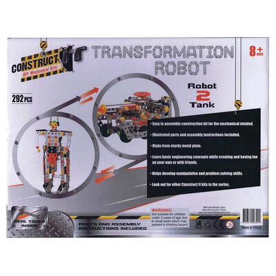 Metal Transformation Robot Model Kit: 292 Pieces image number 3
