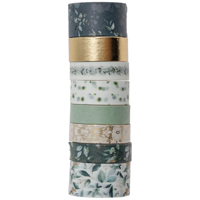 Eucalyptus Washi Tape: Pack of 8 image number 1