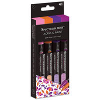 Spectrum Noir Acrylic Jewel Paint Markers: Pack of 4