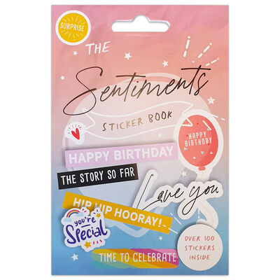 The Sentiments Sticker Book image number 1