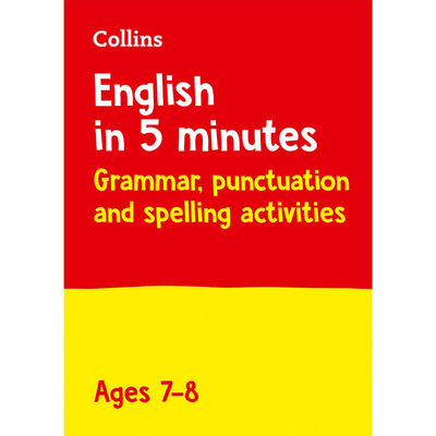 Age 7-8 Grammar, Punctuation and Spelling Activities: English in 5 Minutes image number 1