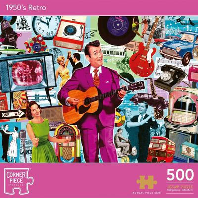 1950&rsquo;s Retro 500 Piece Jigsaw Puzzle image number 1