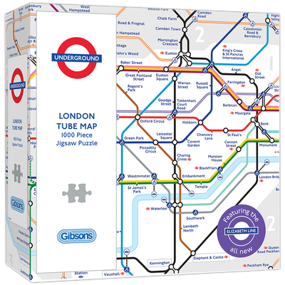 London Tube Map 1000 Piece Jigsaw Puzzle image number 1