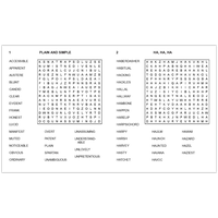 Large Print Wordsearch