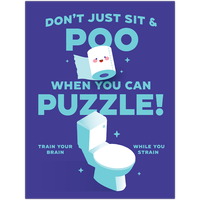 Don&rsquo;t Just Sit and Poo When You Can Puzzle!