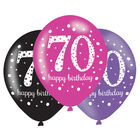 70th Birthday Latex Balloons - 6 Pack image number 2
