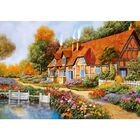Cottage in Bloom 1000 Piece Jigsaw Puzzle image number 2