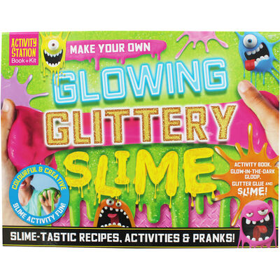 Make Your Own Glowing Glittery Slime image number 1