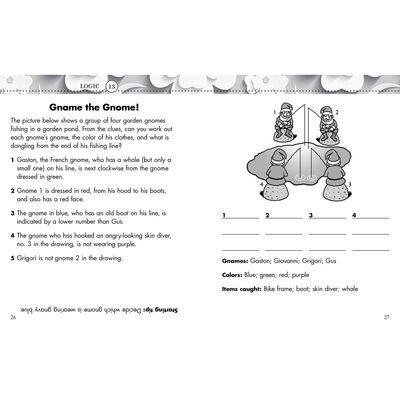 Posh Large Print Logic: 100 Puzzles image number 3