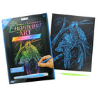 A4 Engraving Art Set: Tropical Birds image number 1