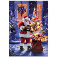 Santa’s Checking His List Cancer Research UK Charity Christmas Cards: Pack of 10