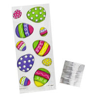 Easter Gift Bags with Twist Ties - 20 Pack