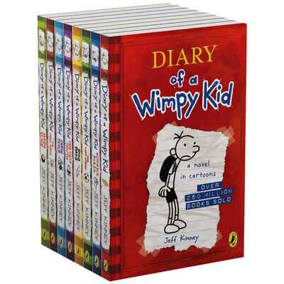 Diary of a Wimpy Kid: 8 Book Collection image number 1
