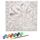 Paint Your Own Canvas with Glow-in-the-Dark Paint: Dinosaur image number 2