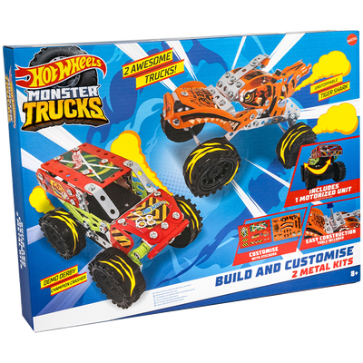 Hot Wheels Monster Trucks Build and Customise Kit image number 1