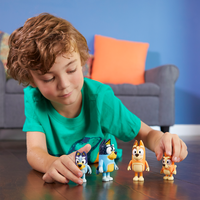 Bluey & Family Character Figures: Pack of 4