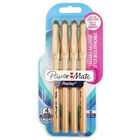 Paper Mate Erasable Black Ballpoint Pens - Pack of 4 image number 1