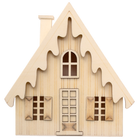 Christmas Winter Log Cabin