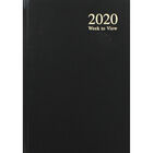 A5 Black 2020 Week to View Diary image number 1