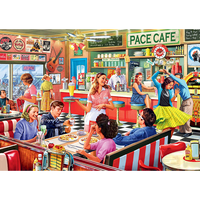 The Vintage Caf&eacute; 500 Piece Jigsaw Puzzle