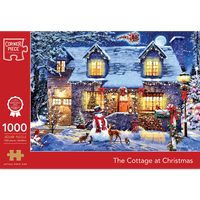 The Cottage at Christmas 1000 Piece Jigsaw Puzzle