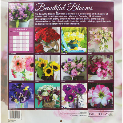 Beautiful Blooms 2020 Calendar and Diary Set image number 2